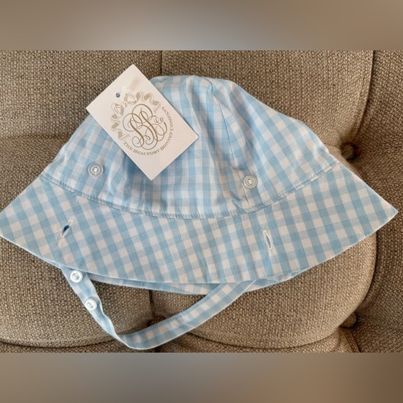 The Beaufort Bonnet Company Other - The Beaufort Bonnet Company Beaufort Bucket Sun Hat Gingham NWT Large 18M-3T